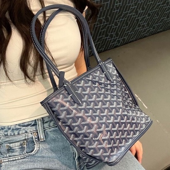 NWT Goyard Anjou Mini Bag - Grey - Picture 1 of 5